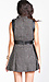 Wool Plaid Trench Dress Thumb 3