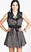Wool Plaid Trench Dress Thumb 1