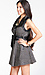 Wool Plaid Trench Dress Thumb 2