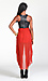 Faux Leather High Low Dress Thumb 3