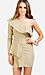 One Shoulder Peplum Dress Thumb 1