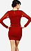 Mesh Sleeve Little Black Dress Thumb 3
