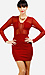 Mesh Sleeve Little Black Dress Thumb 1