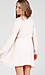 Faux Wrap Studded Shoulder Dress Thumb 3