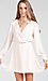 Faux Wrap Studded Shoulder Dress Thumb 1