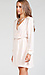 Faux Wrap Studded Shoulder Dress Thumb 2