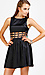 Sleeveless Cage Waist Dress Thumb 1