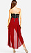Sequin Bodice High-Low Maxi Thumb 3