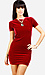 Short Sleeve Velour Dress Thumb 1