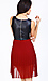 Accordion High Low Dress Thumb 3