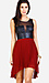 Accordion High Low Dress Thumb 1