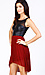Accordion High Low Dress Thumb 2