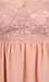 Rosette High Low Strapless Dress Thumb 4