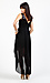 Sequin Bodice High-Low Maxi Dress Thumb 3