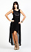 Sequin Bodice High-Low Maxi Dress Thumb 1