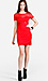 Sheer Panel Mini Dress Thumb 5