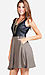 Leatherette Bust Dress Thumb 2