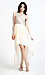 Crinkled Metallic High Low Maxi Dress Thumb 1