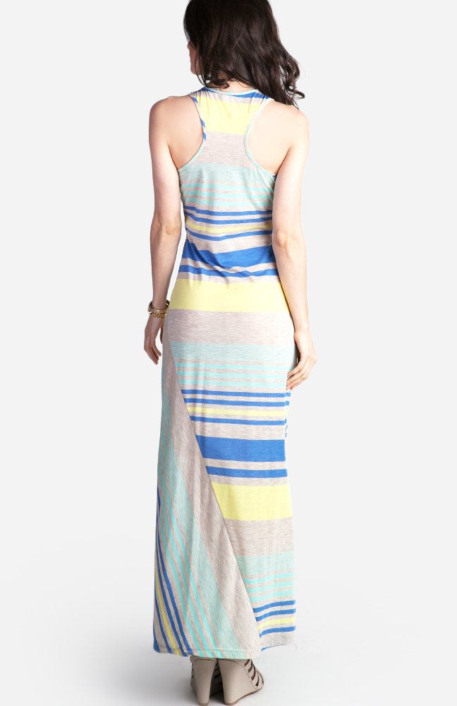 striped maxi