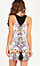 Sliced Floral Print Mini Dress Thumb 3