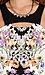 Sliced Floral Print Mini Dress Thumb 4