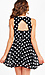 Open Back Polka Dot Dress Thumb 3