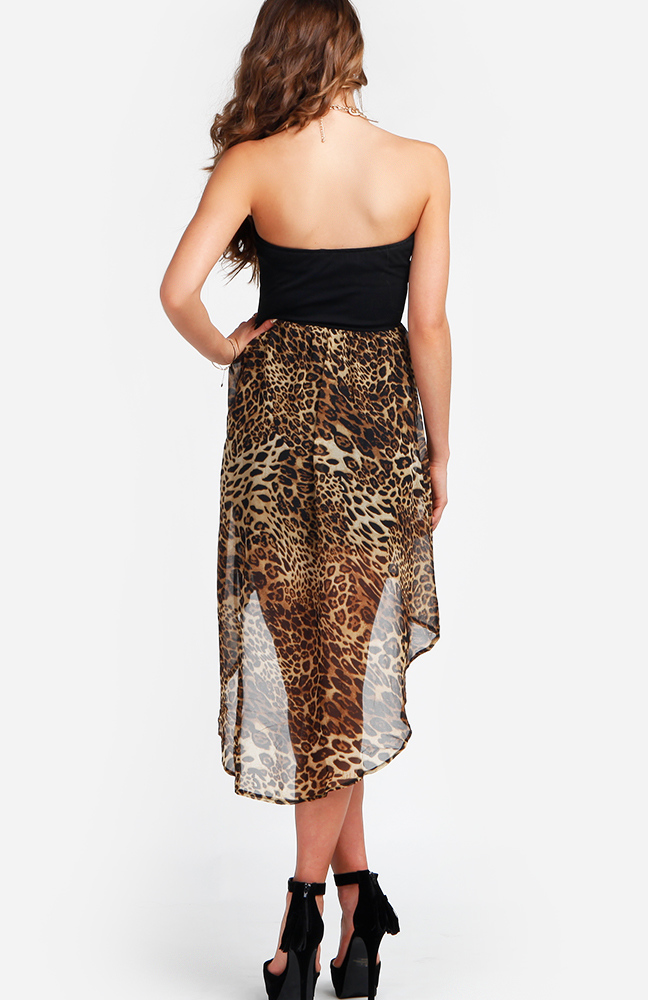 Into The Wild Dress In Brown DAILYLOOK