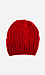 Oversized Cable Knit Beanie Thumb 1