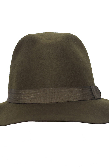 Flat Brim Fedora Slide 1