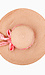 Coral Scarf Wide Brim Hat Thumb 3