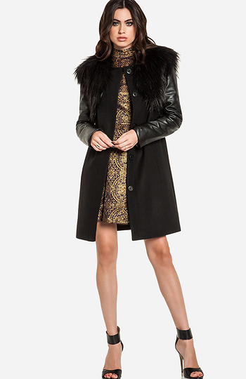 BB Dakota Cruz Convertible Coat Slide 1