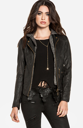 DOMA Ashley Leather Jacket Slide 1