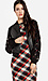 Lace and Leatherette Varsity Jacket Thumb 1