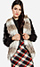 Two Tone Faux Fur Vest Thumb 1