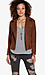 Sueded Knit Moto Jacket Thumb 1