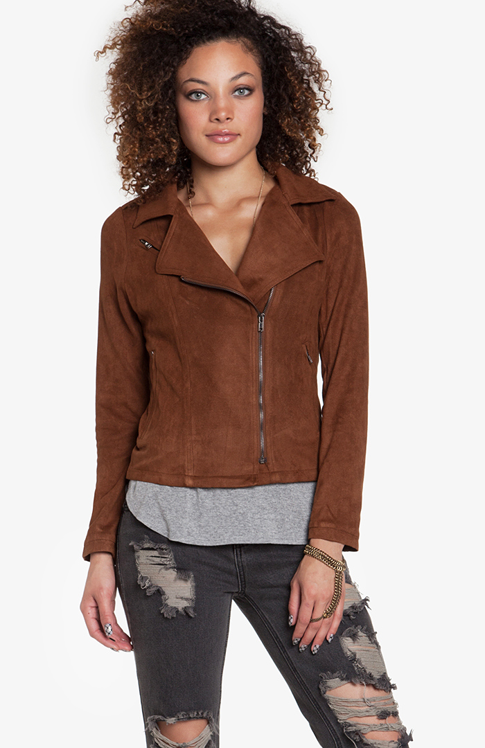 express knit moto jacket