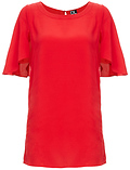 Sahara Short Sleeve Cape Blouse