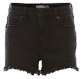 Just Black High Rise Side Slit Short