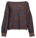 French Connection Speckled Striped Sweater