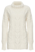 Mystree Turtleneck Cable Knit Sweater