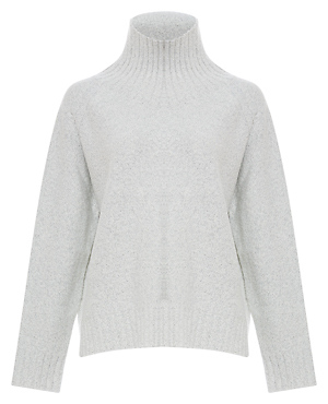 Turtleneck Speckled Sweater Slide 1
