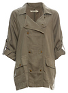 Double Breasted Front Safari Jacket