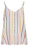 Candy Striped V-Neck Tank