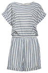 Short Dolman Striped Romper