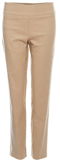 Margaret M Side Slit Slim Leg Pant