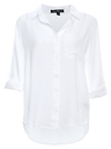 Velvet Heart Buttoned Front Rolled Sleeves Top