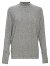 Mock Neck Brushed Ribbed Top