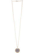 Sage & Stone Semiprecious Medallion Chain