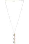 Sage & Stone Semiprecious Labradorite Trio Gem Necklace