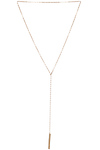 Sage & Stone Crystal Bar Lariat Necklace